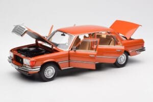 Mercedes 450 SEL 6.9 W116 Orange Metallic Norev 1:18 183459 Diecast - image 2 of 8