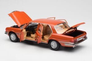 Mercedes 450 SEL 6.9 W116 Orange Metallic Norev 1:18 183459 Diecast - image 5 of 8