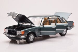 Mercedes 450 SEL 6.9 W116 Petrol Metallic Norev 1:18 183974 Diecast - image 2 of 8