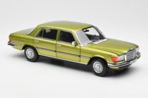 Mercedes 450 SEL W116 Citrus Green Dealer Edition Norev 1:18 B66040683 Diecast - image 6 of 8
