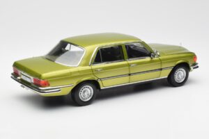 Mercedes 450 SEL W116 Citrus Green Dealer Edition Norev 1:18 B66040683 Diecast - image 3 of 8