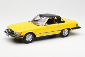 Mercedes 450SL R107 Yellow US Version Norev 1:18 183727 Diecast - image 3 of 9