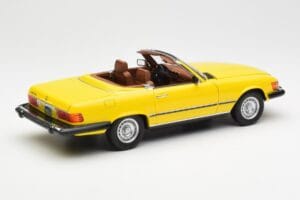 Mercedes 450SL R107 Yellow US Version Norev 1:18 183727 Diecast - image 4 of 9