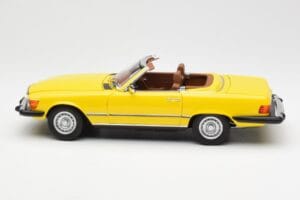 Mercedes 450SL R107 Yellow US Version Norev 1:18 183727 Diecast - image 5 of 9
