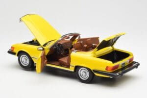 Mercedes 450SL R107 Yellow US Version Norev 1:18 183727 Diecast - image 6 of 9