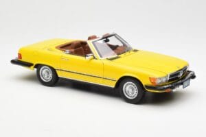 Mercedes 450SL R107 Yellow US Version Norev 1:18 183727 Diecast - image 7 of 9