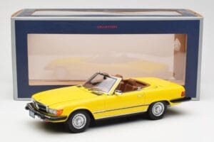 Mercedes 450SL R107 Yellow US Version Norev 1:18 183727 Diecast - image 9 of 9