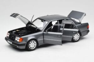 Mercedes 500 E W124 Pearl Grey Norev 1:18 183946 Diecast - image 2 of 8