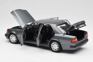 Mercedes 500 E W124 Pearl Grey Norev 1:18 183946 Diecast - image 5 of 8