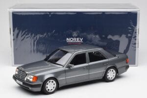 Mercedes 500 E W124 Pearl Grey Norev 1:18 183946 Diecast - image 8 of 8