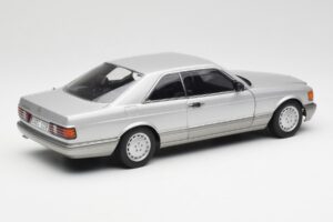 Mercedes 500 SEC C126 Silver AUTOart 1:18 76212 Diecast - image 3 of 8