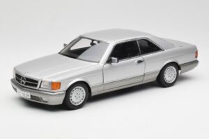 Mercedes 500 SEC C126 Silver AUTOart 1:18 76212 Diecast