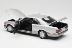 Mercedes 500 SEC C126 Silver AUTOart 1:18 76212 Diecast - image 5 of 8