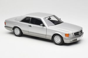 Mercedes 500 SEC C126 Silver AUTOart 1:18 76212 Diecast - image 6 of 8
