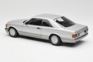 Mercedes 500 SEC C126 Silver AUTOart 1:18 76212 Diecast - image 7 of 8