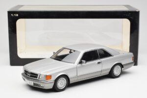 Mercedes 500 SEC C126 Silver AUTOart 1:18 76212 Diecast - image 8 of 8