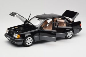 Mercedes 500E W124 Black Limited Edition Norev 1:18 183949 Diecast - image 2 of 12