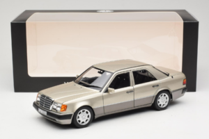 Mercedes 500E W124 Smoke Silver Dealer Edition Norev 1:18 B66040724 Diecast - image 8 of 8
