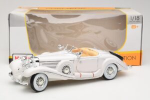 Mercedes 500K Special Roadster White Premiere Edition Maisto 1:18 536055 Diecast - image 8 of 8