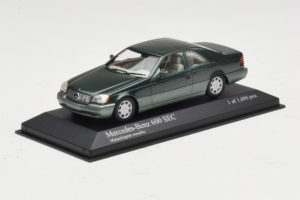 Mercedes 600 SEC W140 Green Metallic Minichamps 1:43 430032604 Diecast - image 2 of 4
