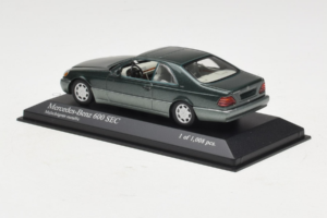 Mercedes 600 SEC W140 Green Metallic Minichamps 1:43 430032604 Diecast - image 3 of 4