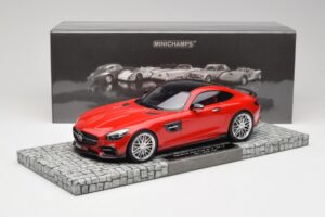 Mercedes Brabus AMG GT S C190 600 Mars Red Minichamps 1:18 107032521 Diecast - image 6 of 6