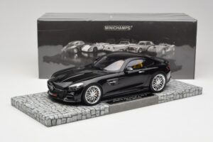 Mercedes Brabus AMG GT S C190 Obsidian Black Minichamps 1:18 107032520 Diecast - image 6 of 6