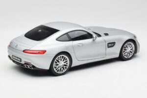 Mercedes AMG GT S C190 Designo Iridium Silver Magno Norev 1:18 B66960485 Diecast - image 3 of 8