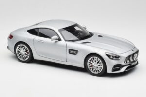 Mercedes AMG GT S C190 Designo Iridium Silver Magno Norev 1:18 B66960485 Diecast - image 6 of 8