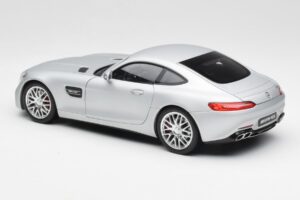 Mercedes AMG GT S C190 Designo Iridium Silver Magno Norev 1:18 B66960485 Diecast - image 7 of 8