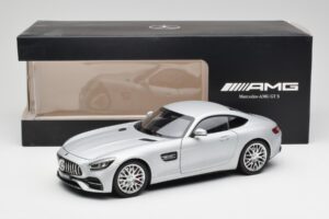 Mercedes AMG GT S C190 Designo Iridium Silver Magno Norev 1:18 B66960485 Diecast - image 8 of 8