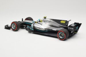 Mercedes AMG Petronas W08 V. Rossi Ride Swap Valencia December 2019 Minichamps 1:18 110191746 Diecast - image 5 of 6