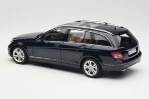 Mercedes C-Class S204 T-Modell Tanzanite Blue AUTOart 1:18 B66962352 Diecast - image 7 of 8
