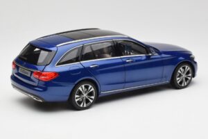 Mercedes C-Class S205 T-Modell Brilliant Blue Metallic Norev 1:18 B66960257 Diecast - image 3 of 8