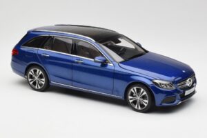 Mercedes C-Class S205 T-Modell Brilliant Blue Metallic Norev 1:18 B66960257 Diecast - image 6 of 8