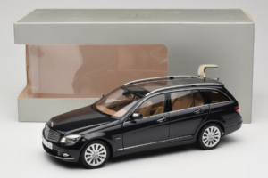Mercedes C-Class W204 Estate Obsidian Black AUTOart 1:18 B66962349 Diecast - image 8 of 8