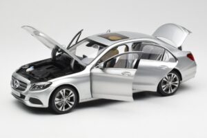 Mercedes C-Class W205 Iridium Silver Metallic Norev 1:18 B66960253 Diecast - image 2 of 8