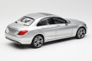 Mercedes C-Class W205 Iridium Silver Metallic Norev 1:18 B66960253 Diecast - image 3 of 8