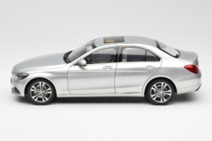 Mercedes C-Class W205 Iridium Silver Metallic Norev 1:18 B66960253 Diecast - image 4 of 8