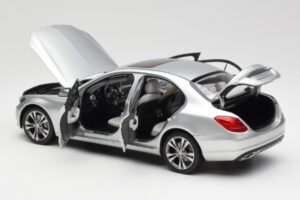 Mercedes C-Class W205 Iridium Silver Metallic Norev 1:18 B66960253 Diecast - image 5 of 8