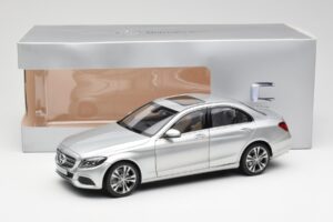 Mercedes C-Class W205 Iridium Silver Metallic Norev 1:18 B66960253 Diecast - image 8 of 8