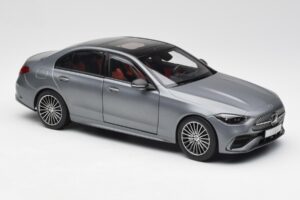 Mercedes C-Class W206 Designo Selenite Grey Magno NZG 1:18 B66960638 Diecast - image 6 of 8
