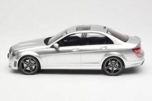Mercedes C63 AMG W204 Silver GT Spirit 1:18 GT462 Resin - image 3 of 6