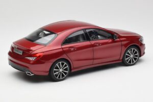 Mercedes CLA C117 Designo Patagonia Red Metallic Norev 1:18 B66960131 Diecast - image 3 of 8