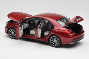 Mercedes CLA C117 Designo Patagonia Red Metallic Norev 1:18 B66960131 Diecast - image 5 of 8