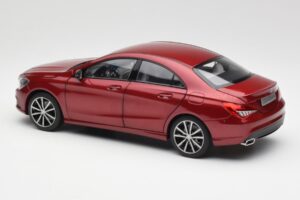 Mercedes CLA C117 Designo Patagonia Red Metallic Norev 1:18 B66960131 Diecast - image 7 of 8