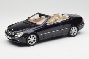 Mercedes CLK 500 W209 Cabriolet Dark Blue Metallic Kyosho 1:18 B66962174 Diecast