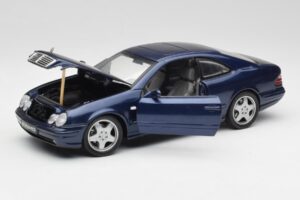 Mercedes CLK 55 AMG C209 Blue Metallic Anson 1:18 30343 Diecast - image 2 of 8