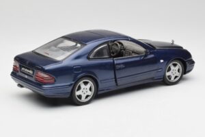 Mercedes CLK 55 AMG C209 Blue Metallic Anson 1:18 30343 Diecast - image 3 of 8