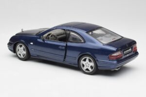 Mercedes CLK 55 AMG C209 Blue Metallic Anson 1:18 30343 Diecast - image 7 of 8